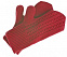 Варежки Comfort Fleece, красные с логотипом  заказать по выгодной цене в кибермаркете AvroraStore