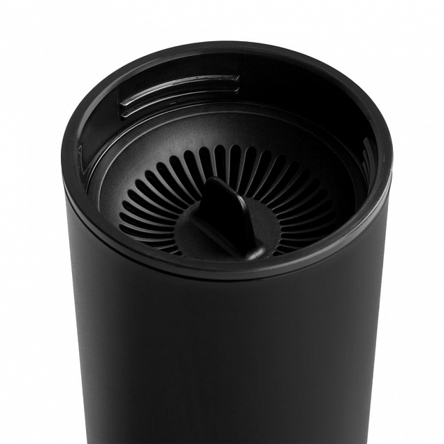 Термостакан fixMug, черный с логотипом  заказать по выгодной цене в кибермаркете AvroraStore