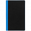 Ежедневник Nice Twice, недатированный, черный с голубым с логотипом  заказать по выгодной цене в кибермаркете AvroraStore