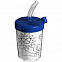 Бутылка-раскраска детская «Передвижник», синяя с логотипом  заказать по выгодной цене в кибермаркете AvroraStore