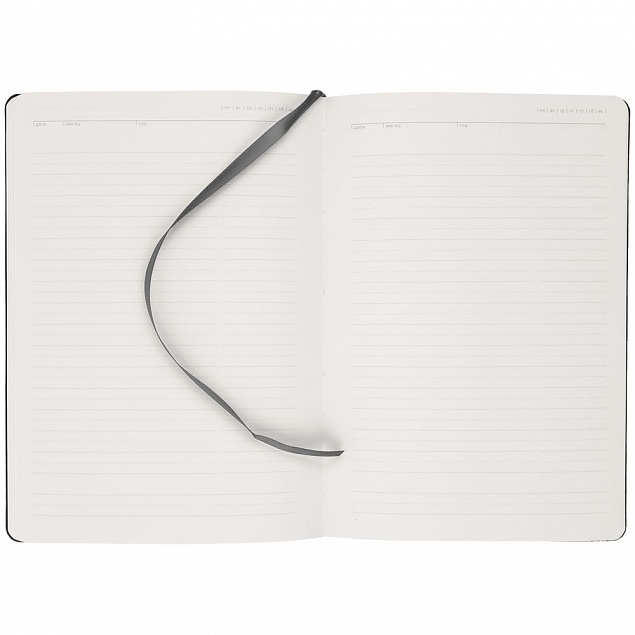 Ежедневник Fredo, недатированный, серый с логотипом  заказать по выгодной цене в кибермаркете AvroraStore