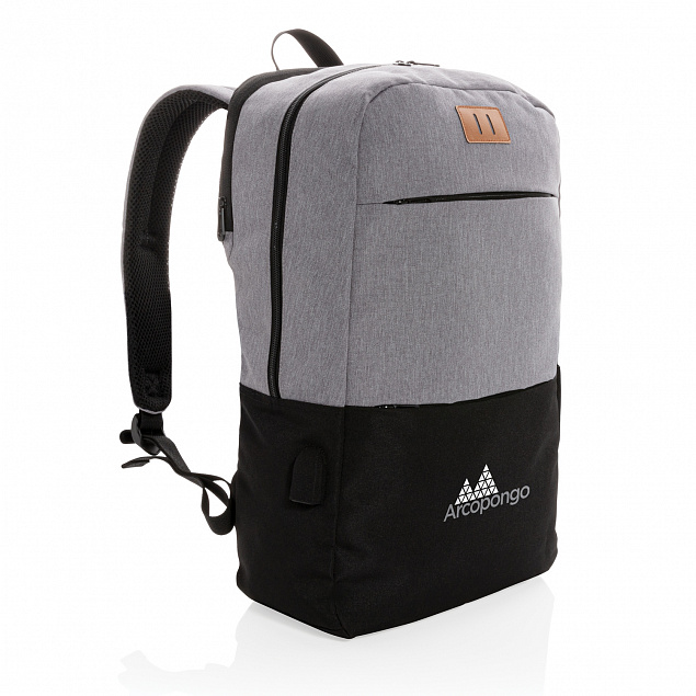 Рюкзак для ноутбука Modern USB & RFID (не содержит ПВХ), 15" с логотипом  заказать по выгодной цене в кибермаркете AvroraStore