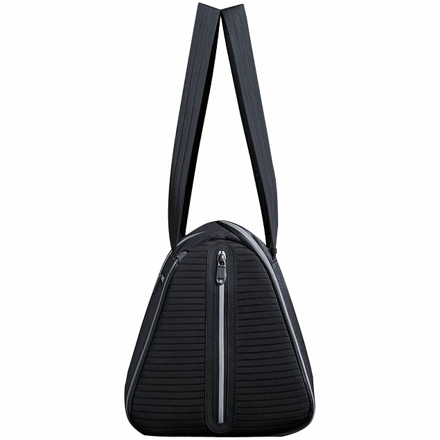 Спортивная сумка FlexPack Gym, темно-серая с логотипом  заказать по выгодной цене в кибермаркете AvroraStore