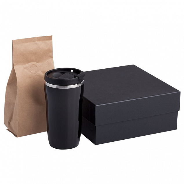 Набор Grain: термостакан и кофе, крафт с логотипом  заказать по выгодной цене в кибермаркете AvroraStore
