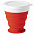 Складной стакан Astrada, красный с логотипом  заказать по выгодной цене в кибермаркете AvroraStore