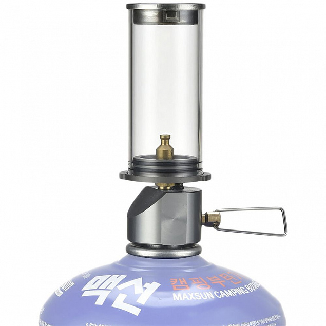 Туристическая газовая лампа BRS-55 с логотипом  заказать по выгодной цене в кибермаркете AvroraStore