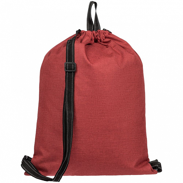 Рюкзак-мешок Melango, красный с логотипом  заказать по выгодной цене в кибермаркете AvroraStore