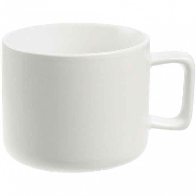 Чашка Jumbo, матовая, белая с логотипом  заказать по выгодной цене в кибермаркете AvroraStore