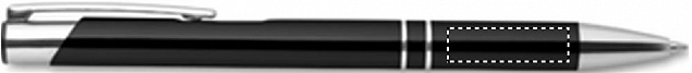 Ручка шариковая с черными черни с логотипом  заказать по выгодной цене в кибермаркете AvroraStore