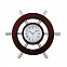 Настенные часы "Штурвал" с логотипом  заказать по выгодной цене в кибермаркете AvroraStore