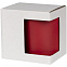 Коробка для кружки с окном Cupcase, белая с логотипом  заказать по выгодной цене в кибермаркете AvroraStore