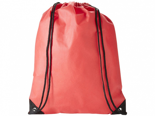 Рюкзак-мешок Evergreen, красный с логотипом  заказать по выгодной цене в кибермаркете AvroraStore