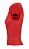 Футболка женская LADY 220 с V-обр. вырезом, красная с логотипом  заказать по выгодной цене в кибермаркете AvroraStore