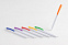 Ручка шариковая Pin, белая с зеленым с логотипом  заказать по выгодной цене в кибермаркете AvroraStore