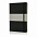 Блокнот в твердой обложке формата A5, черный с логотипом  заказать по выгодной цене в кибермаркете AvroraStore