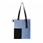 Шоппер Superbag Color (серый с чёрным) с логотипом  заказать по выгодной цене в кибермаркете AvroraStore