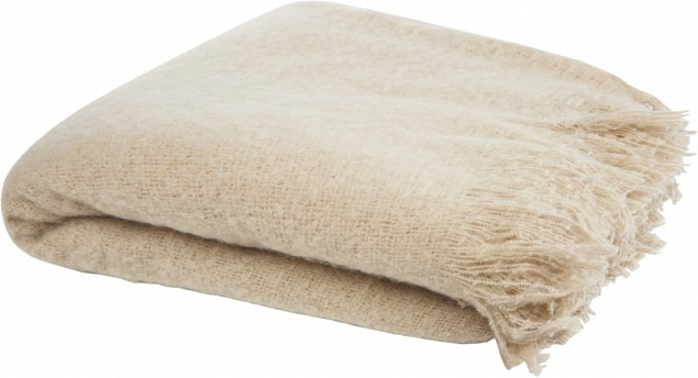 Мохеровое одеяло из вторичного ПЭТ Ivy с логотипом  заказать по выгодной цене в кибермаркете AvroraStore