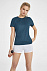Футболка женская SPORTY WOMEN 140, ярко-синяя с логотипом  заказать по выгодной цене в кибермаркете AvroraStore