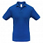 Рубашка поло Safran ярко-синяя с логотипом  заказать по выгодной цене в кибермаркете AvroraStore