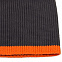 Шапка Amuse, темно-серая с оранжевым с логотипом  заказать по выгодной цене в кибермаркете AvroraStore