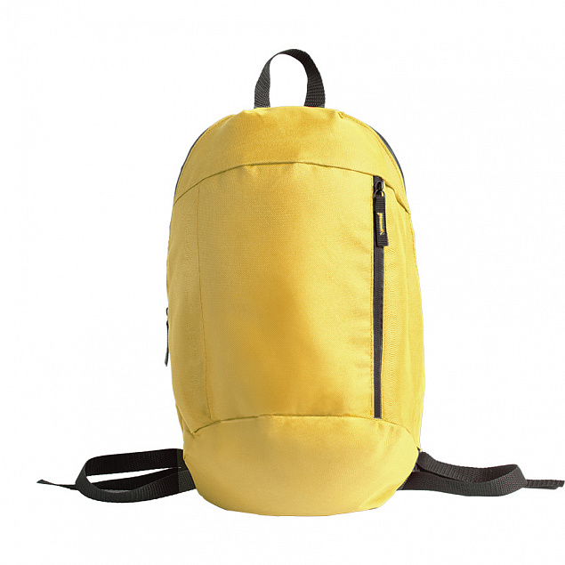 Рюкзак Rush, жёлтый, 40 x 24 см, 100% полиэстер 600D с логотипом  заказать по выгодной цене в кибермаркете AvroraStore