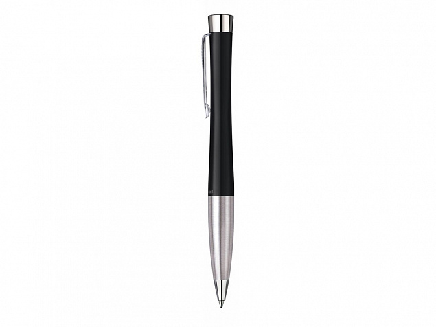 Ручка Parker шариковая "Urban Muted Black CT" с логотипом  заказать по выгодной цене в кибермаркете AvroraStore
