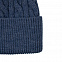 Шапка Heat Trick, синий меланж с логотипом  заказать по выгодной цене в кибермаркете AvroraStore