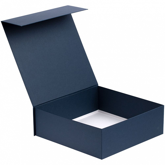 Коробка Quadra, синяя с логотипом  заказать по выгодной цене в кибермаркете AvroraStore