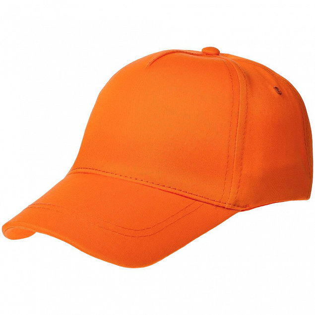 Бейсболка Convention, оранжевая с логотипом  заказать по выгодной цене в кибермаркете AvroraStore