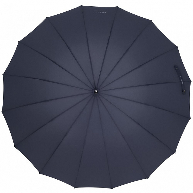 Зонт-трость Big Boss, темно-синий с логотипом  заказать по выгодной цене в кибермаркете AvroraStore