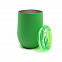 Термокружка с двойной стенкой SOFTO софт-тач, зеленый с логотипом  заказать по выгодной цене в кибермаркете AvroraStore