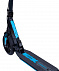 Самокат Trigger, черный с голубым с логотипом  заказать по выгодной цене в кибермаркете AvroraStore