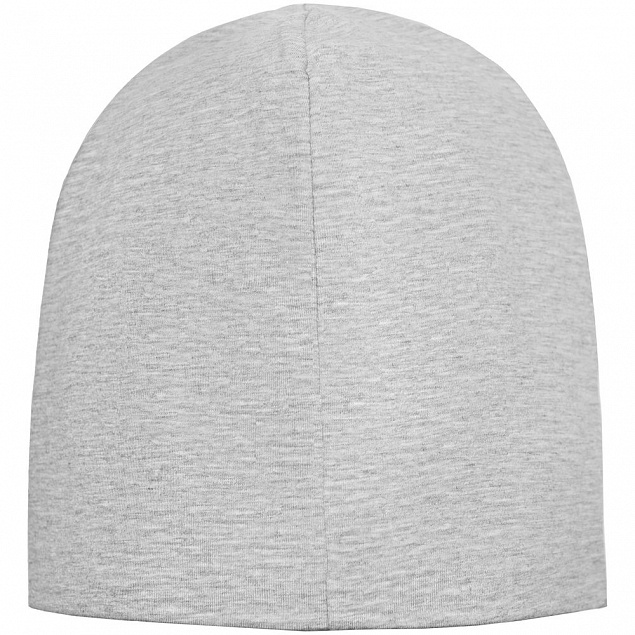 Шапка HeadOn, серый меланж с логотипом  заказать по выгодной цене в кибермаркете AvroraStore