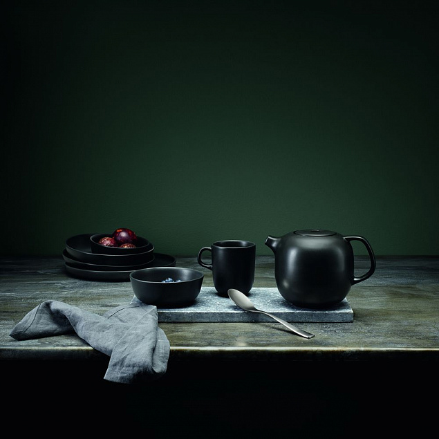 Чайник заварочный Nordic Kitchen, черный с логотипом  заказать по выгодной цене в кибермаркете AvroraStore