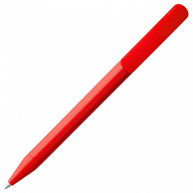 Ручка шариковая Prodir DS3 TPP, красная с логотипом  заказать по выгодной цене в кибермаркете AvroraStore