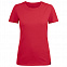 Футболка женская Ladies American U, красная с логотипом  заказать по выгодной цене в кибермаркете AvroraStore