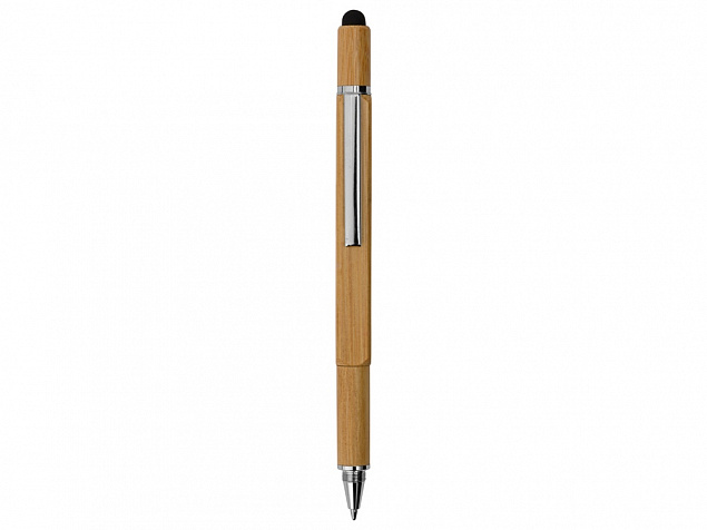 Ручка-стилус из бамбука Tool с уровнем и отверткой с логотипом  заказать по выгодной цене в кибермаркете AvroraStore