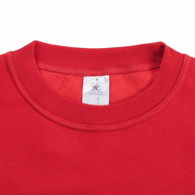 Толстовка ID.002 красная с логотипом  заказать по выгодной цене в кибермаркете AvroraStore