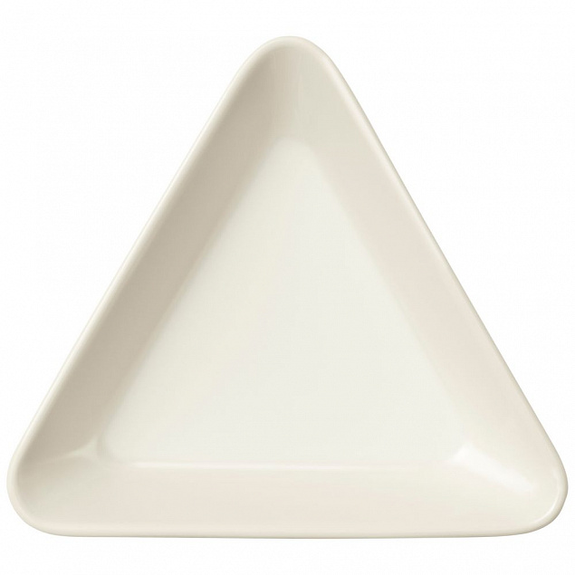 Тарелка Teema, треугольная, белая с логотипом  заказать по выгодной цене в кибермаркете AvroraStore
