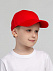 Бейсболка детская Capture Kids, красная с логотипом  заказать по выгодной цене в кибермаркете AvroraStore