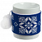 Кружка с манжетой «Снежинки», синяя с логотипом  заказать по выгодной цене в кибермаркете AvroraStore