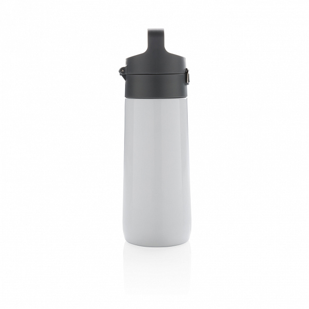 Герметичная вакуумная бутылка для воды Hydrate, белый с логотипом  заказать по выгодной цене в кибермаркете AvroraStore