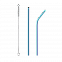 Набор многоразовых трубочек гальванических Оnlycofer Х white (спектр) с логотипом  заказать по выгодной цене в кибермаркете AvroraStore