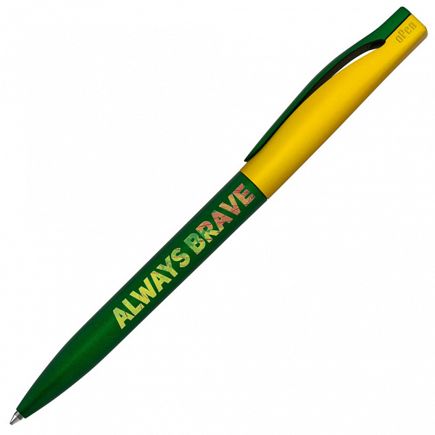 Ручка шариковая «Будь храбрым!» с логотипом  заказать по выгодной цене в кибермаркете AvroraStore