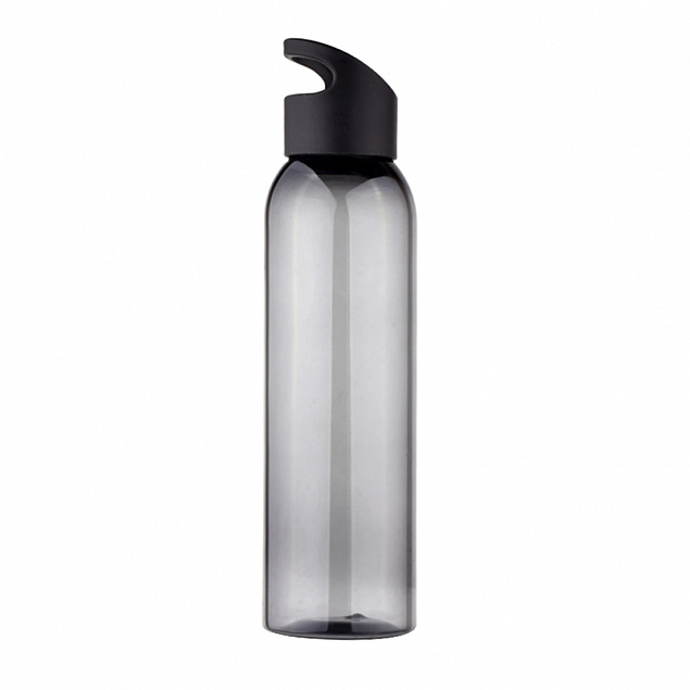 Бутылка пластиковая для воды SPORTES - Черный AA с логотипом  заказать по выгодной цене в кибермаркете AvroraStore