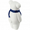 Антистресс сквиши «Мишка», с синим шарфом с логотипом  заказать по выгодной цене в кибермаркете AvroraStore
