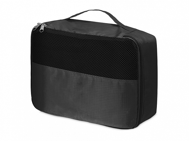 Комплект чехлов для путешествий Easy Traveller, черный с логотипом  заказать по выгодной цене в кибермаркете AvroraStore