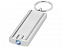 Брелок-фонарик Castor, серебристый/серый с логотипом  заказать по выгодной цене в кибермаркете AvroraStore