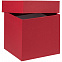 Коробка Cube S, красная с логотипом  заказать по выгодной цене в кибермаркете AvroraStore