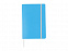 Блокнот классический офисный Juan А5, голубой с логотипом  заказать по выгодной цене в кибермаркете AvroraStore